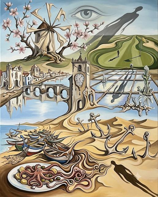 Castro Marim im Stil von Dalí